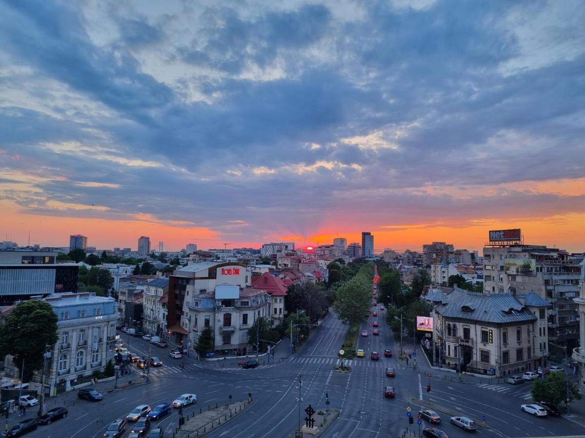 Panorama View With Terrace Apartment Bucureşti Exterior foto