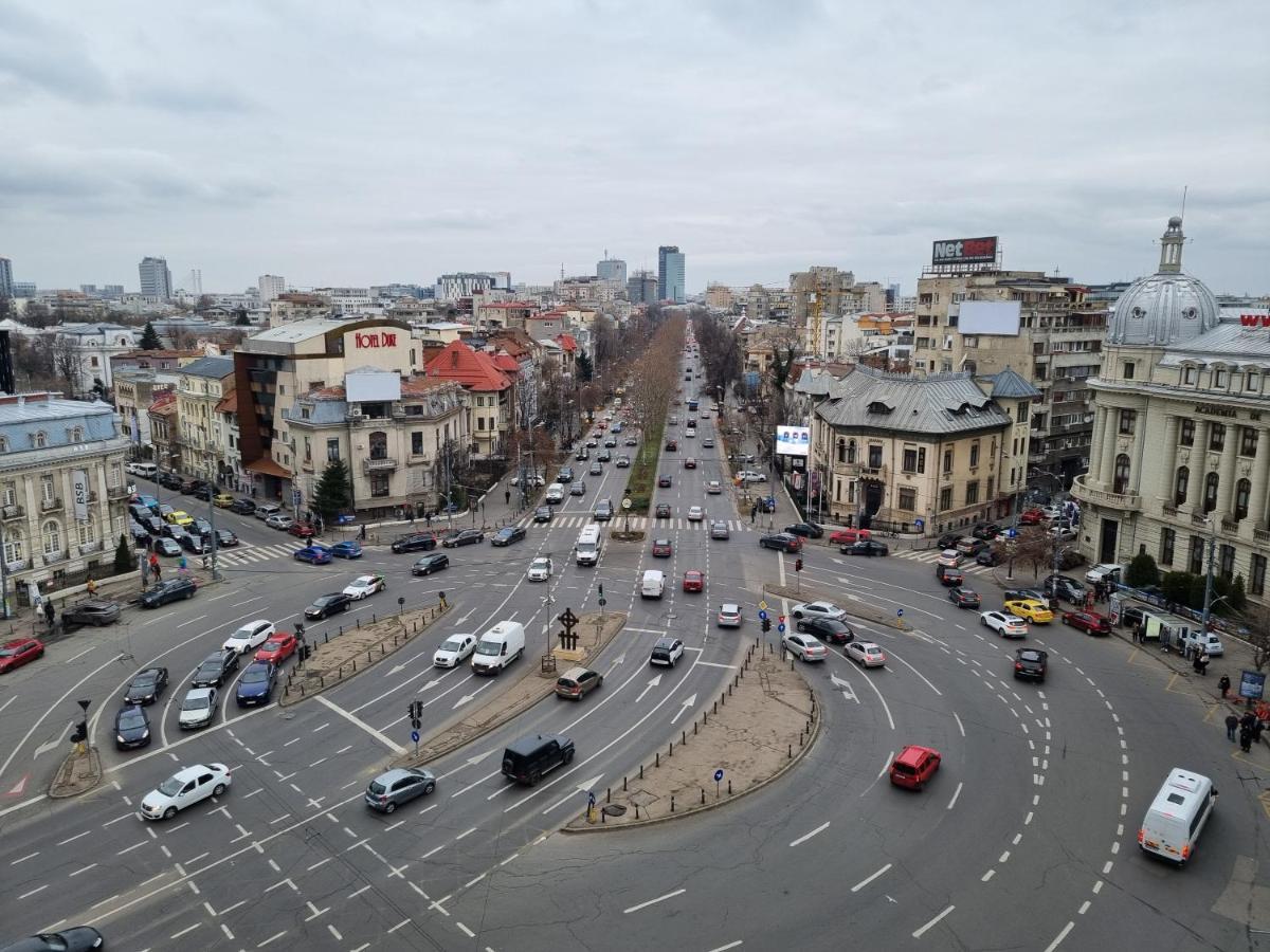 Golden Studio- Panoramic View With Terrace Bucureşti Exterior foto