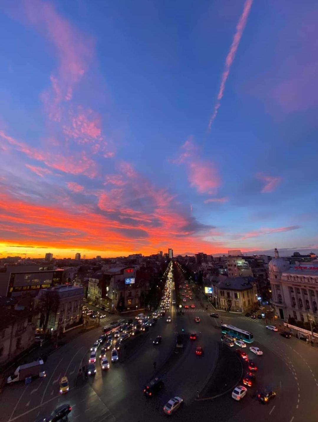 Golden Studio- Panoramic View With Terrace Bucureşti Exterior foto